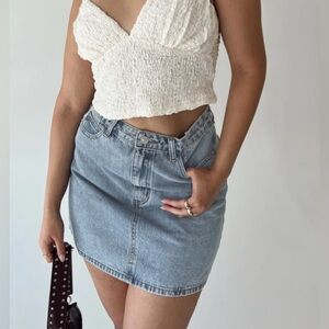 Princess Polly Bedford Denim Mini Skirt